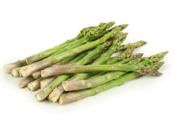 Whole asparagus.