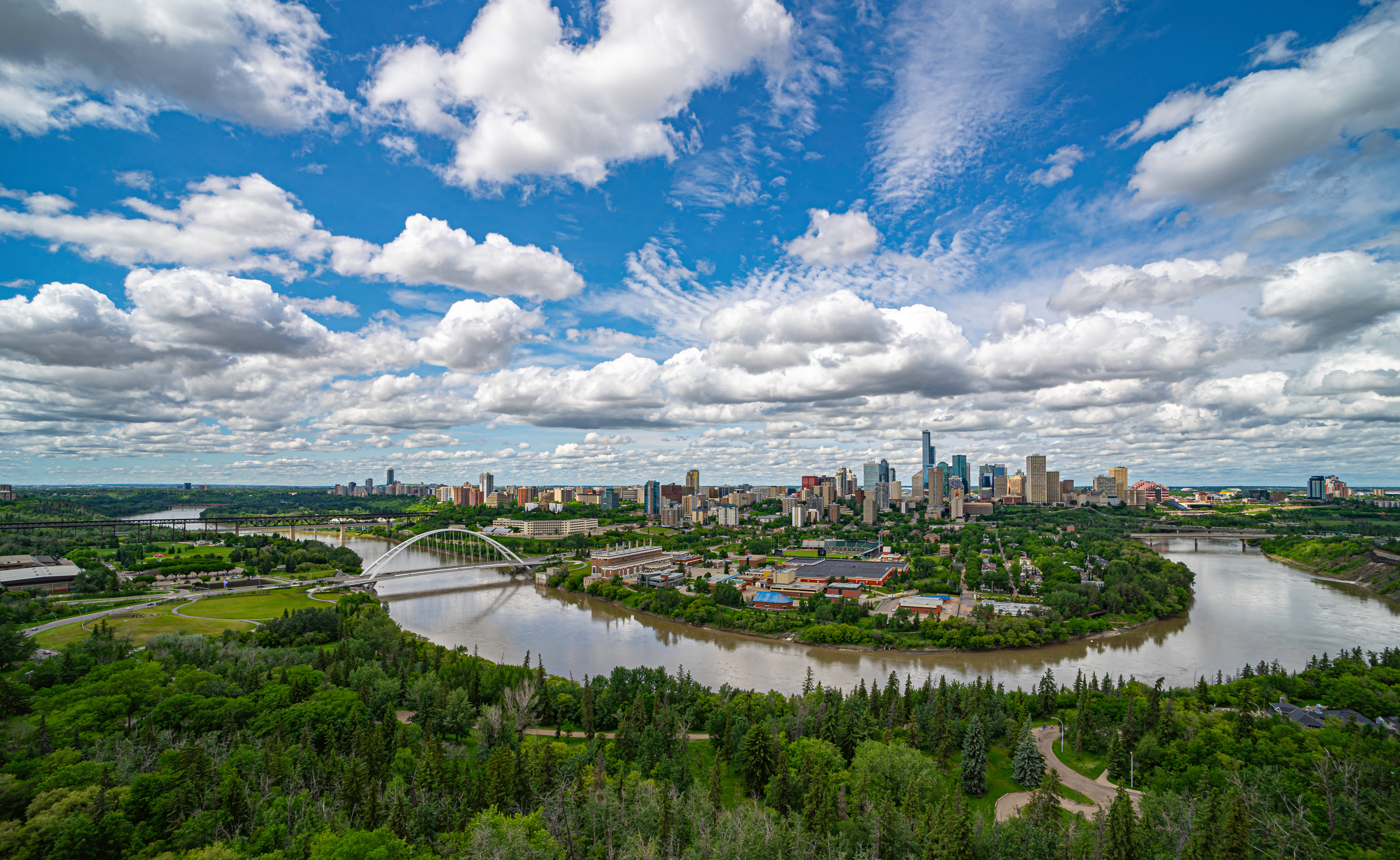 Edmonton Canada skyline