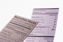 nutrition label