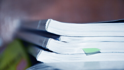 photo of stack of books