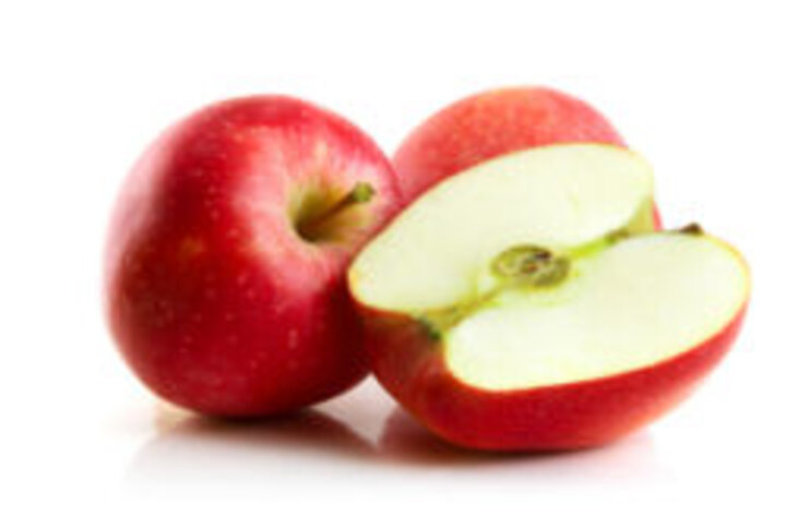 photo of raw apple sliced