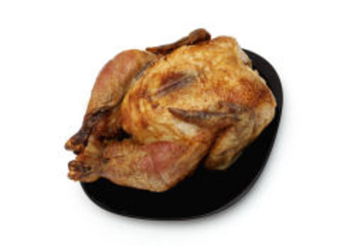 photo of cooked whole chicken