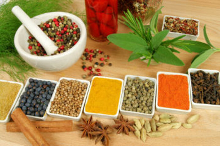 photo of various spices and herbs